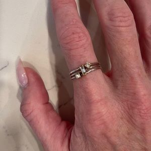 Rebecca Obermann Diamond stacking rings